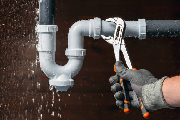 Professional Water Line Repair technician working in Argyle, TX
